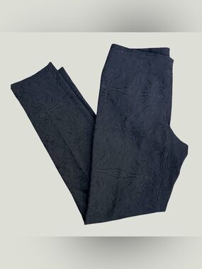 Y2K 2000s Cache Paisley Pattern Black Pants